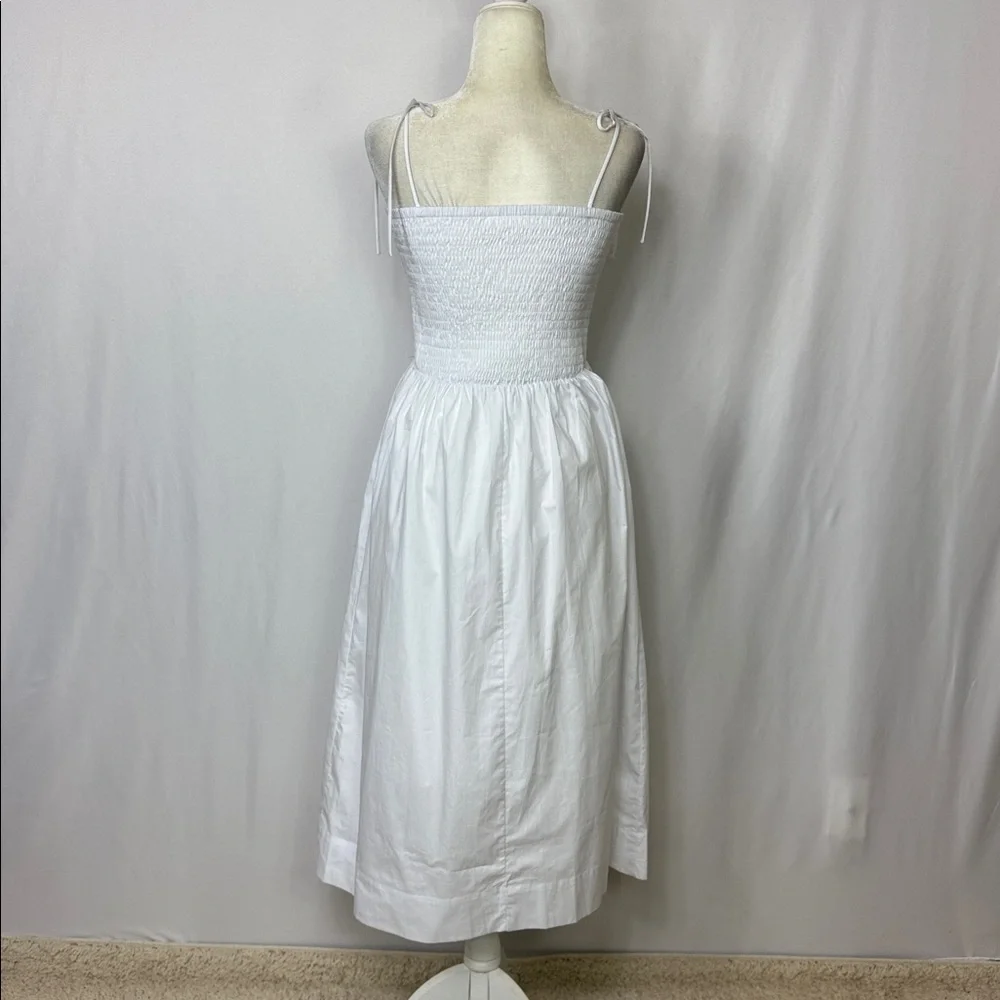 ASTR The Label Drop Smoked Midi Dress Size Medium White‎ NWOT - Picture 10 of 15